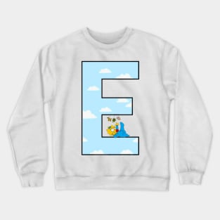 Simpsons letter Crewneck Sweatshirt